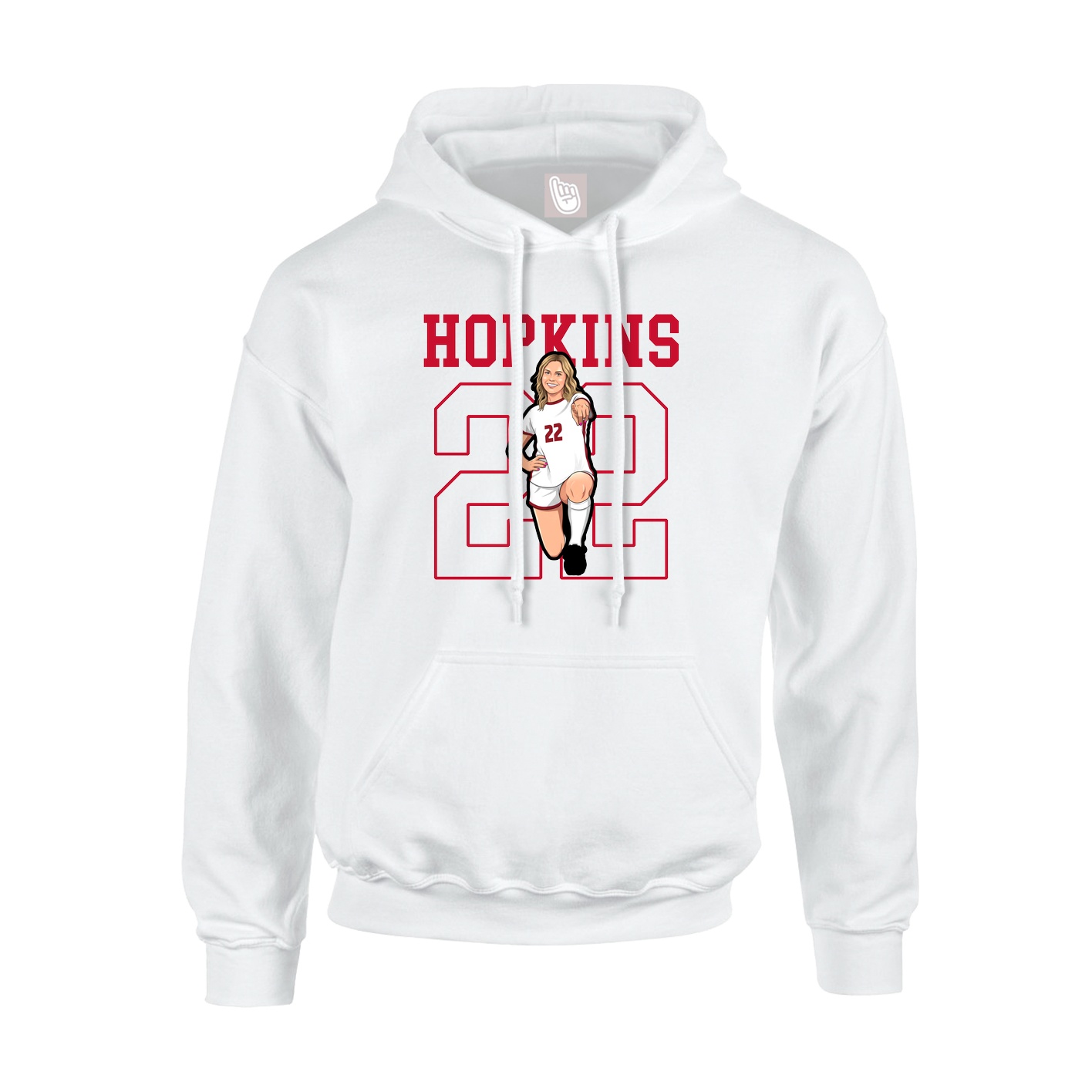 Hoodie — Shirsey in White