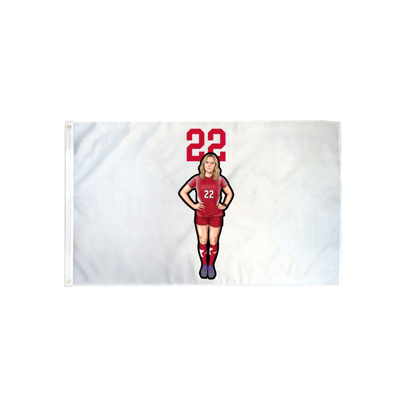 3x5 Flag — Number Top in Classic
