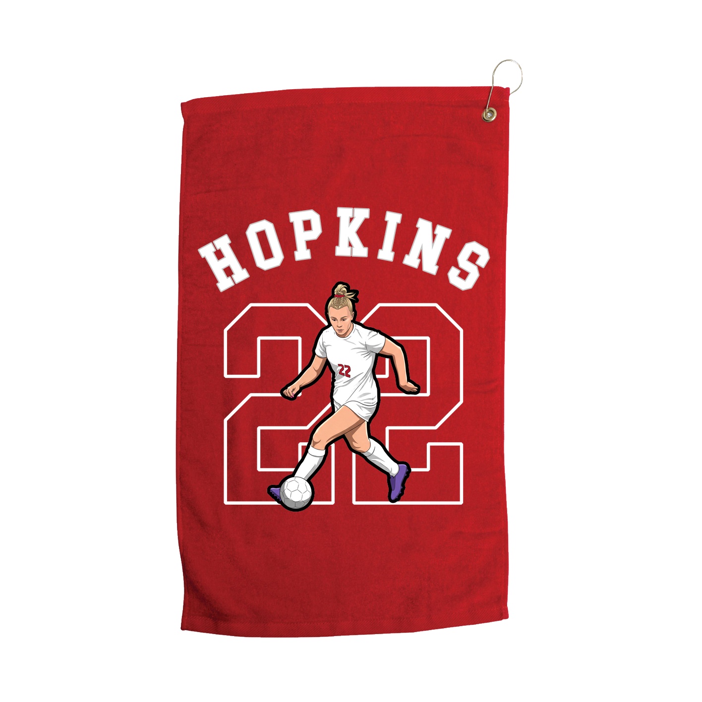 Golf Towel — Shirsey Arch in Red
