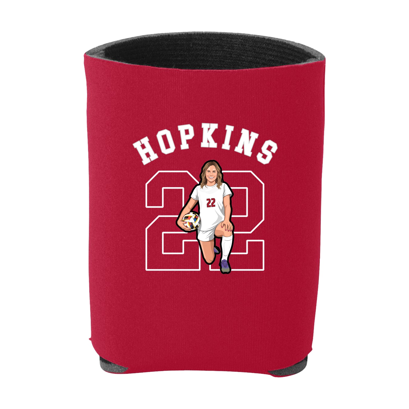 Can Holder — Shirsey Arch in Red