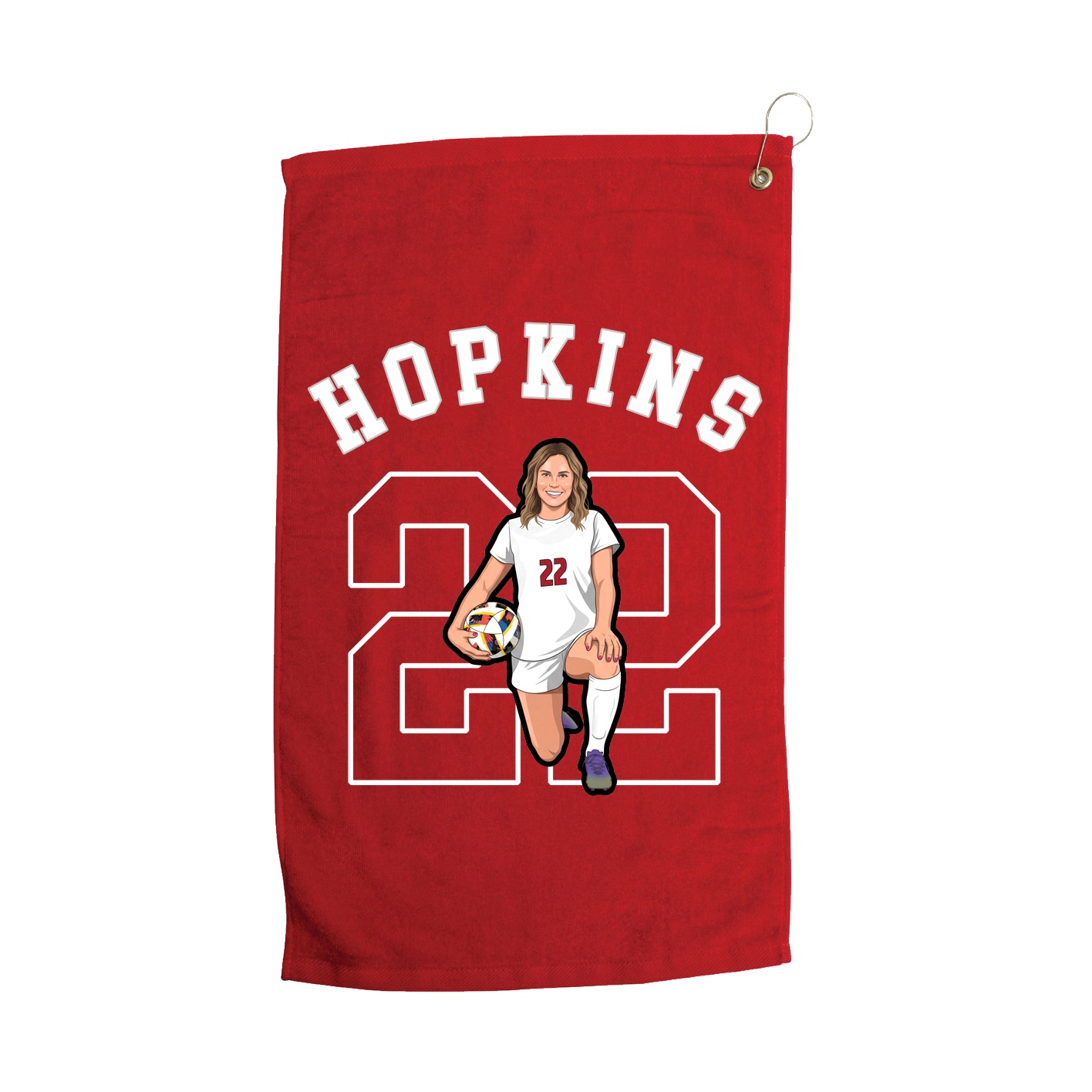 Golf Towel — Shirsey Arch in Red