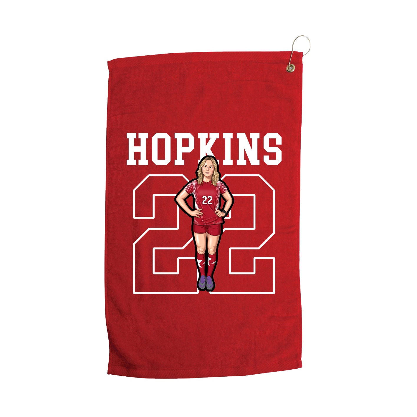 Golf Towel — Shirsey in Red