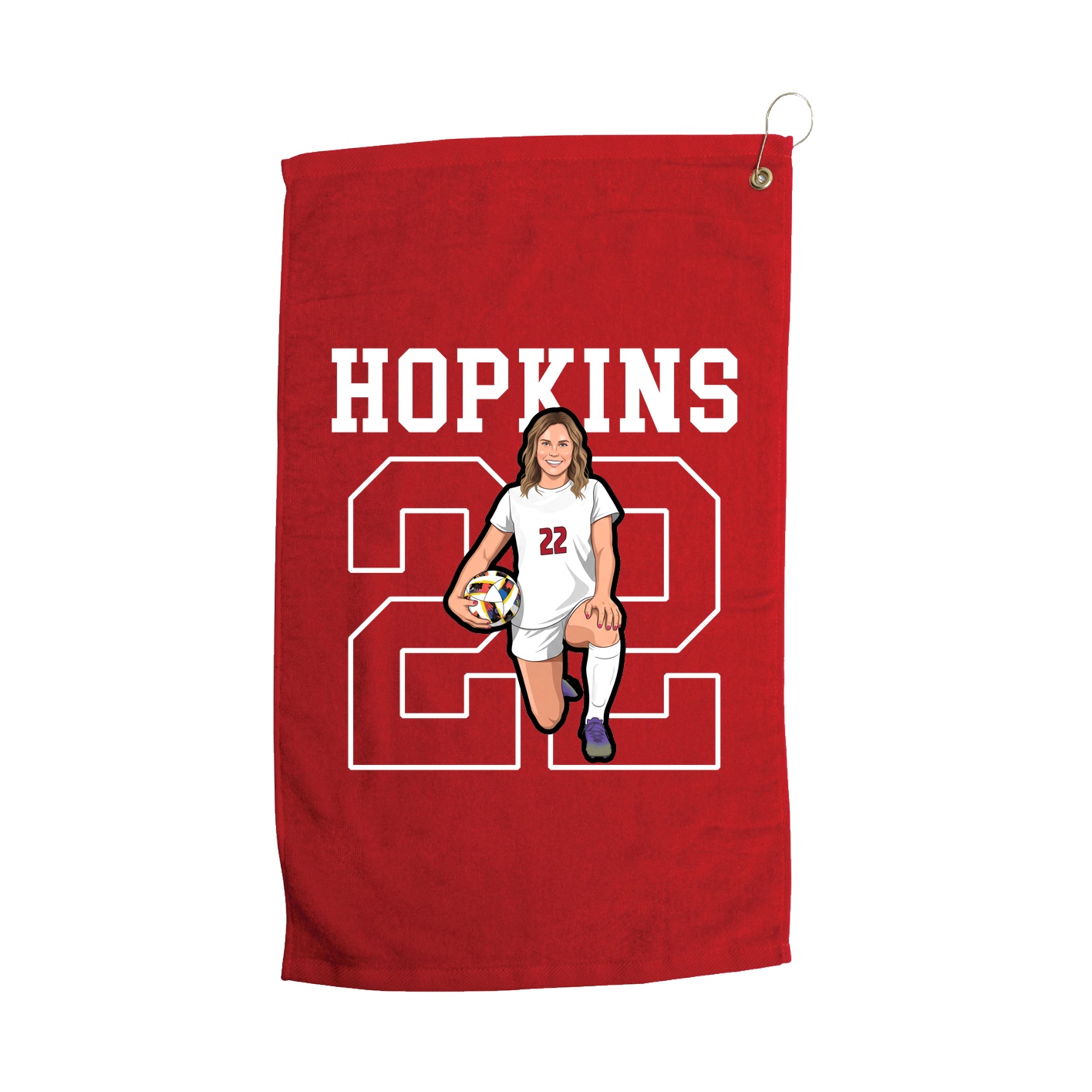 Golf Towel — Shirsey in Red