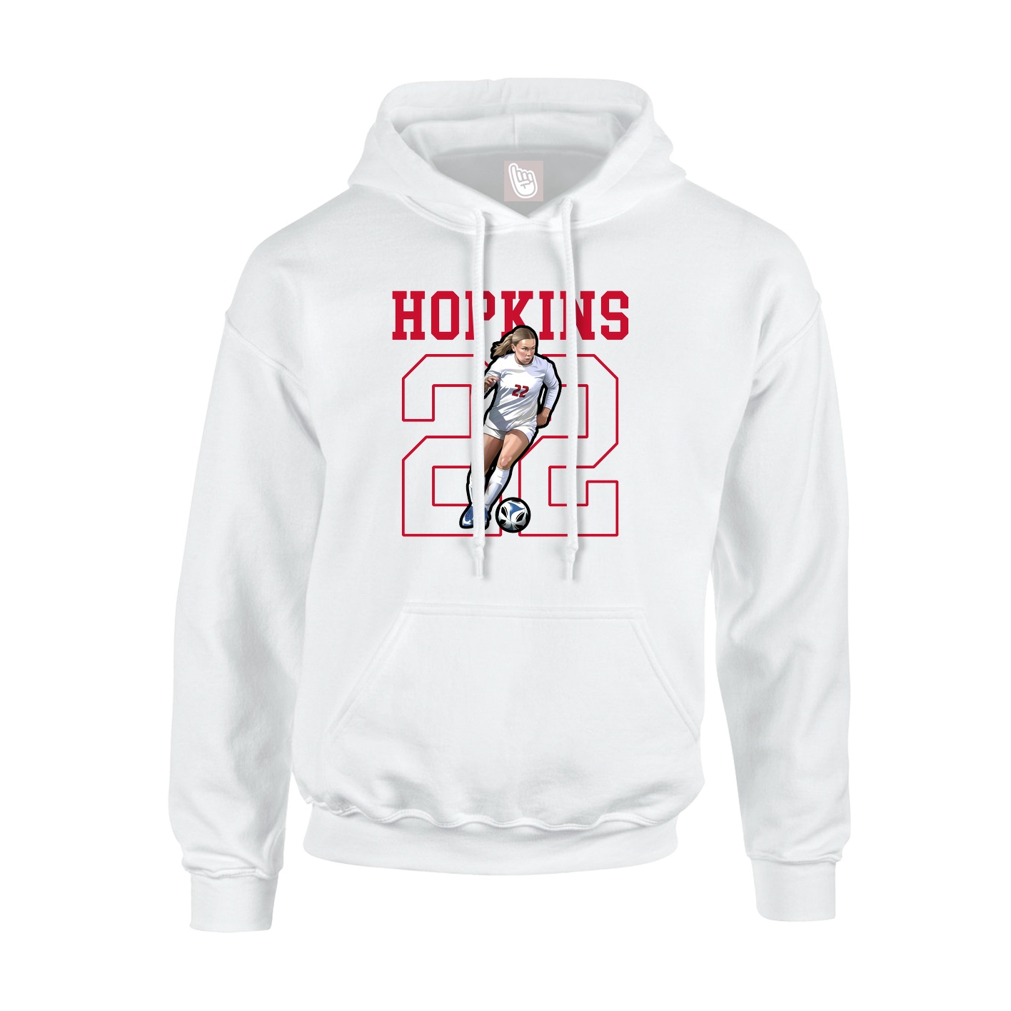 Hoodie — Shirsey in White