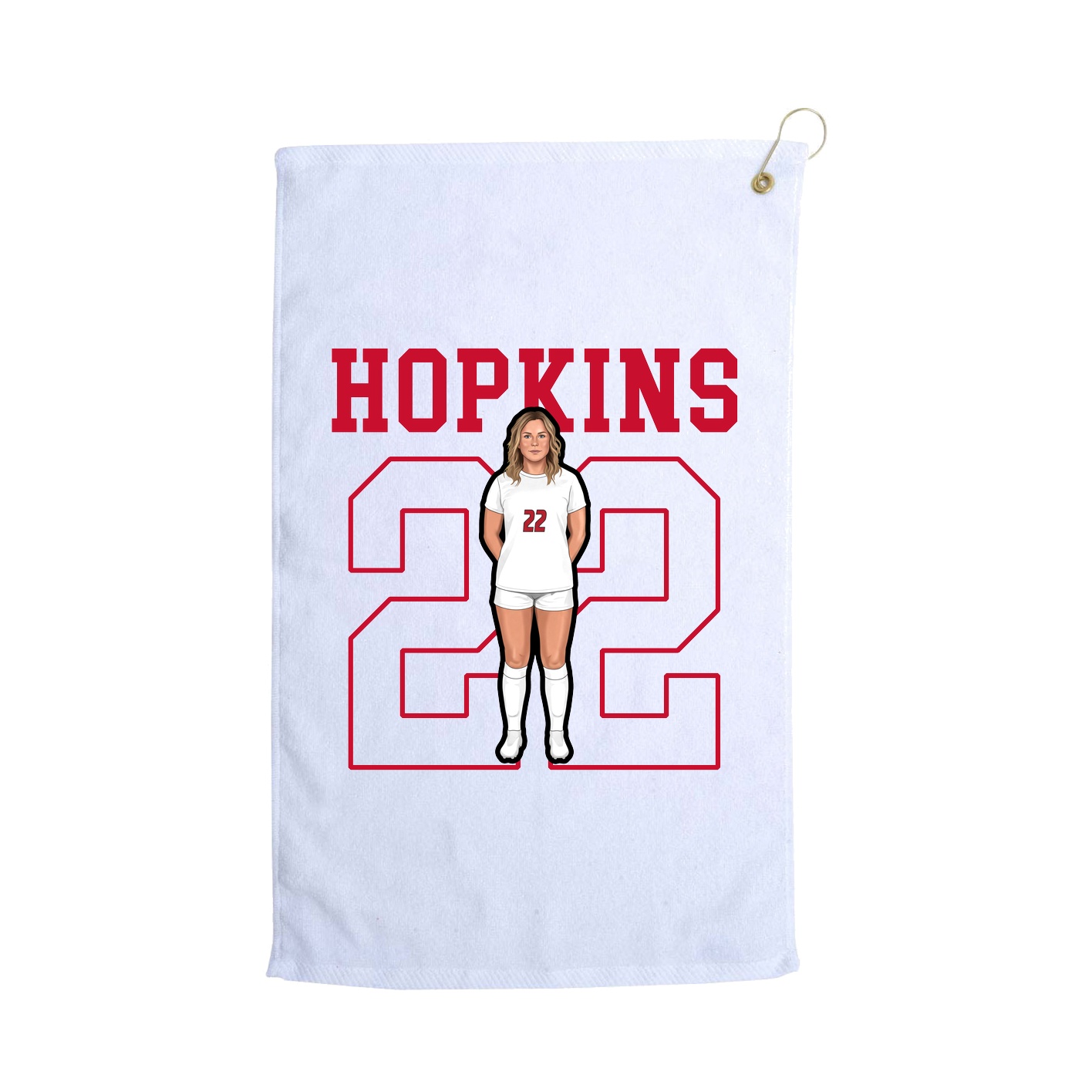 Golf Towel — Shirsey in White