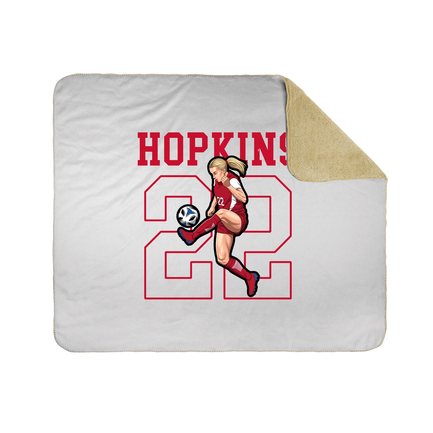 Throw Blanket — Shirsey in White