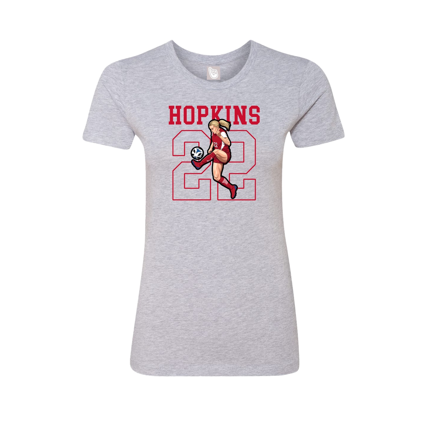 Fitted Women's Tee — Shirsey in Grey
