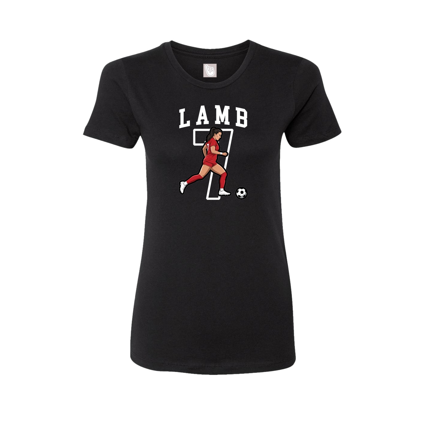 Fitted Women's Tee — Shirsey in Black