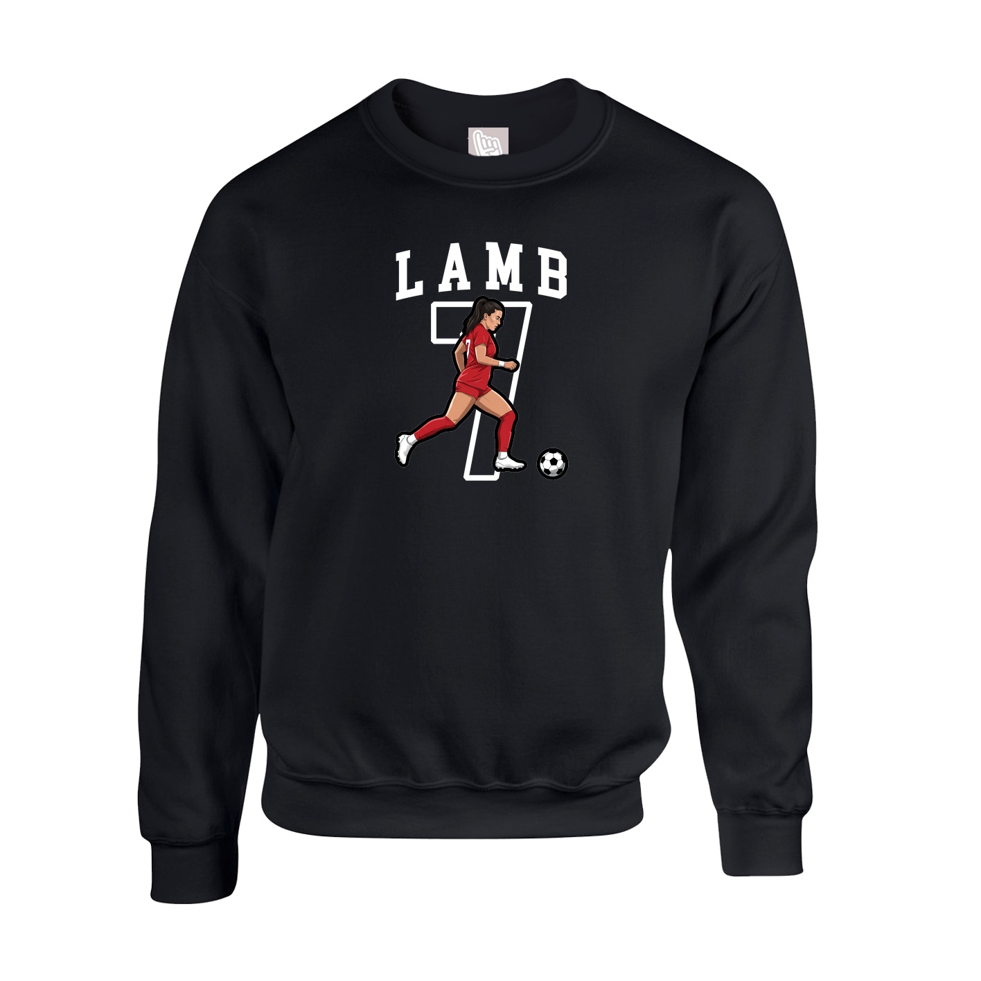Fleece Crew — Shirsey in Black