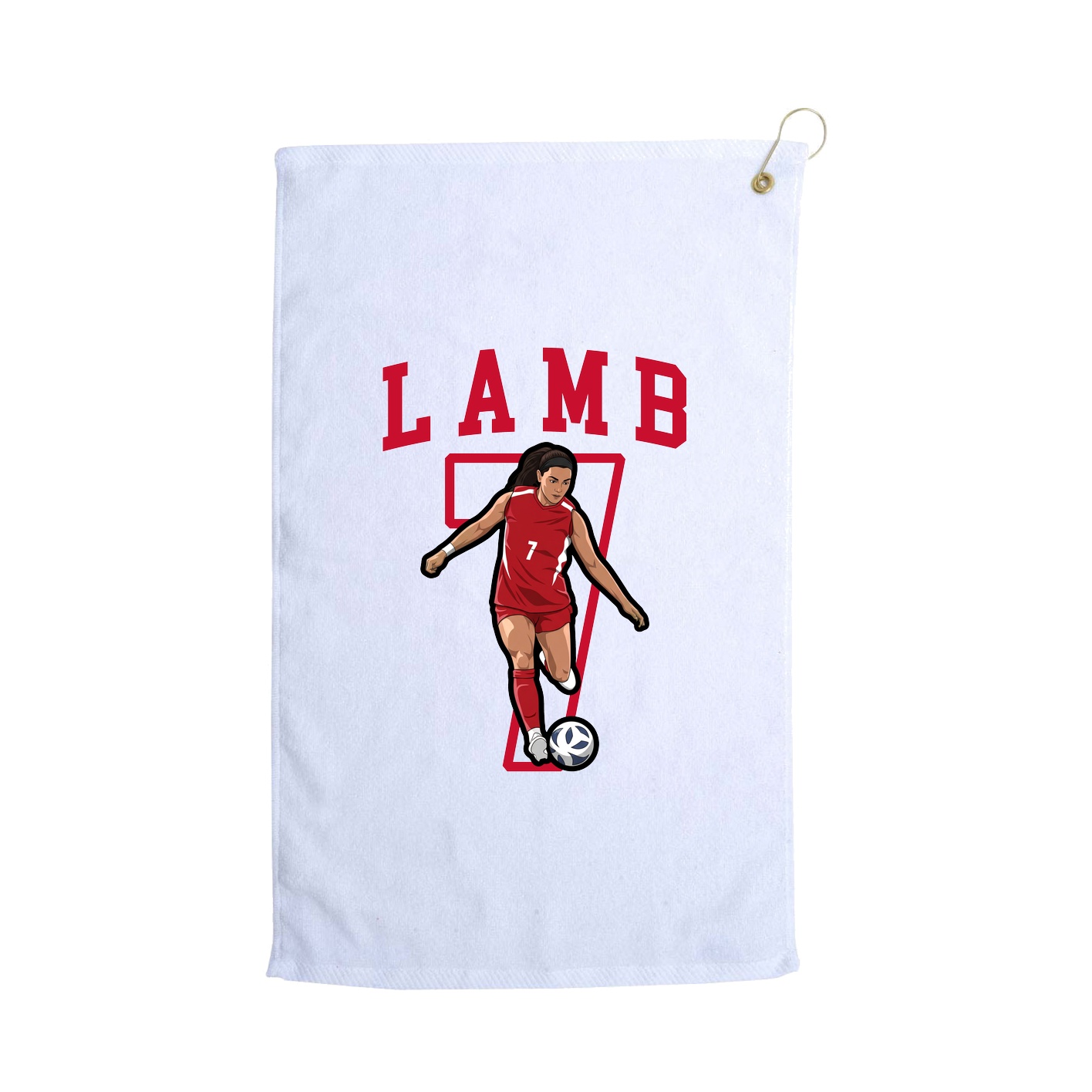 Golf Towel — Shirsey in White