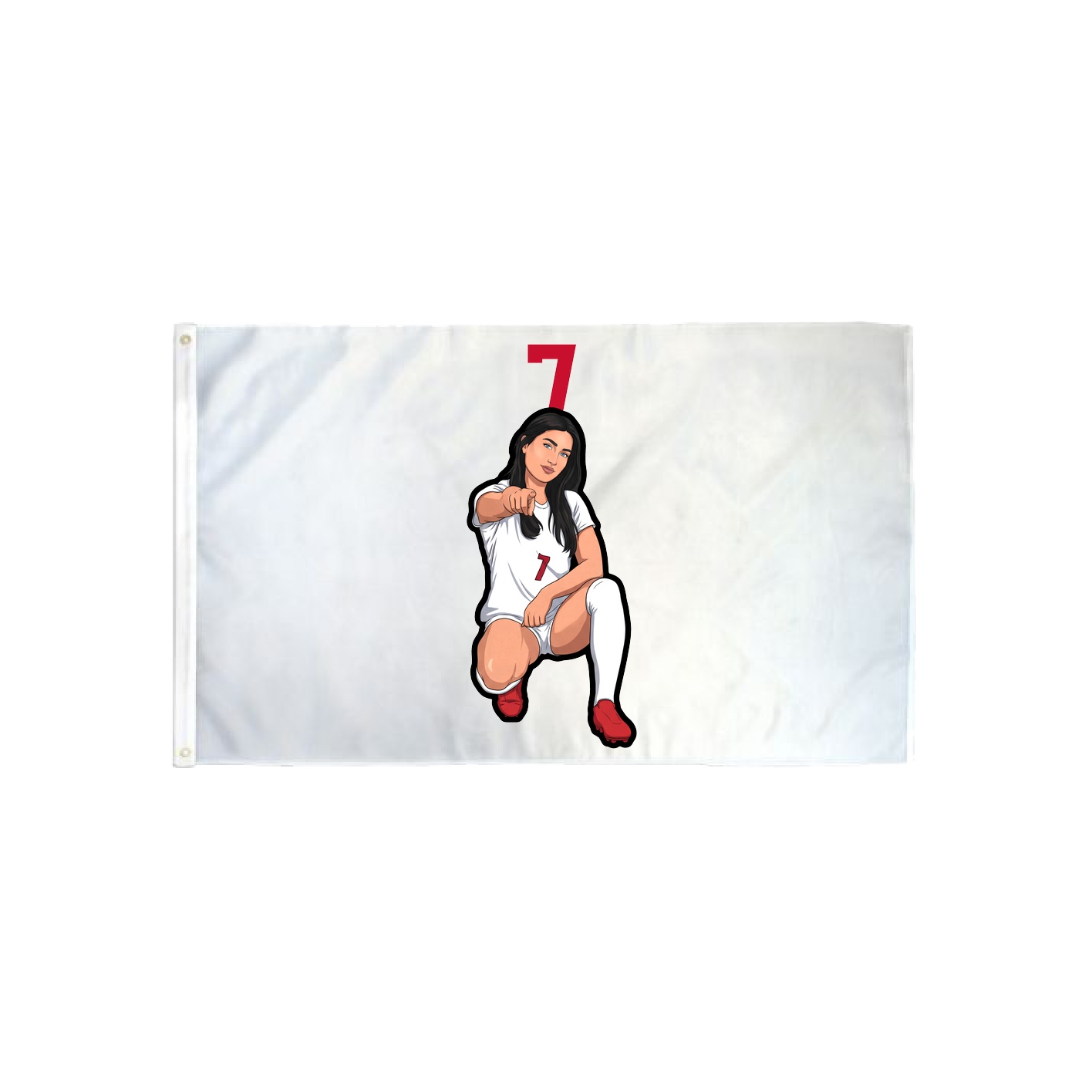 3x5 Flag — Number Top in Classic