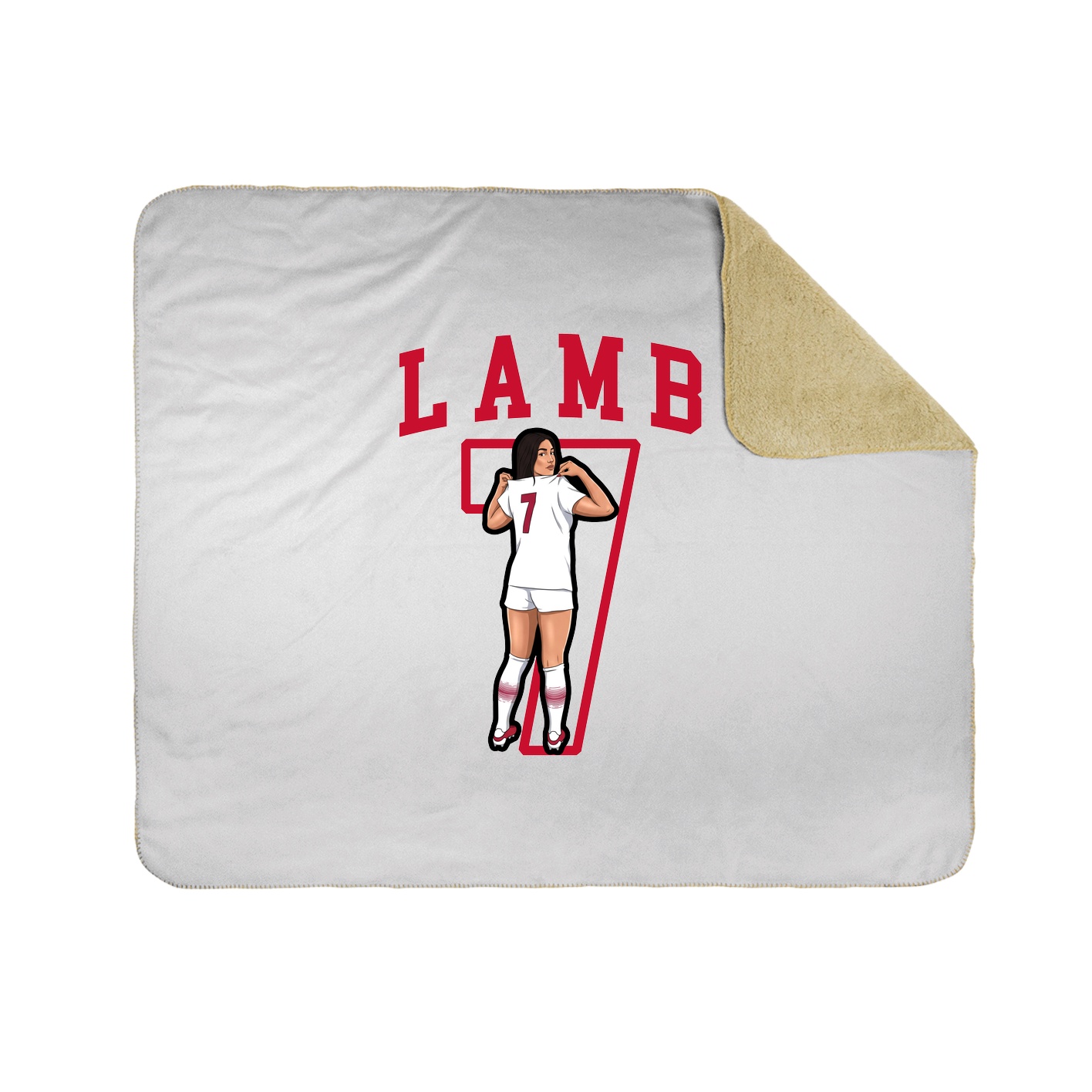 50x60 Sherpa Lined Throw Blanket