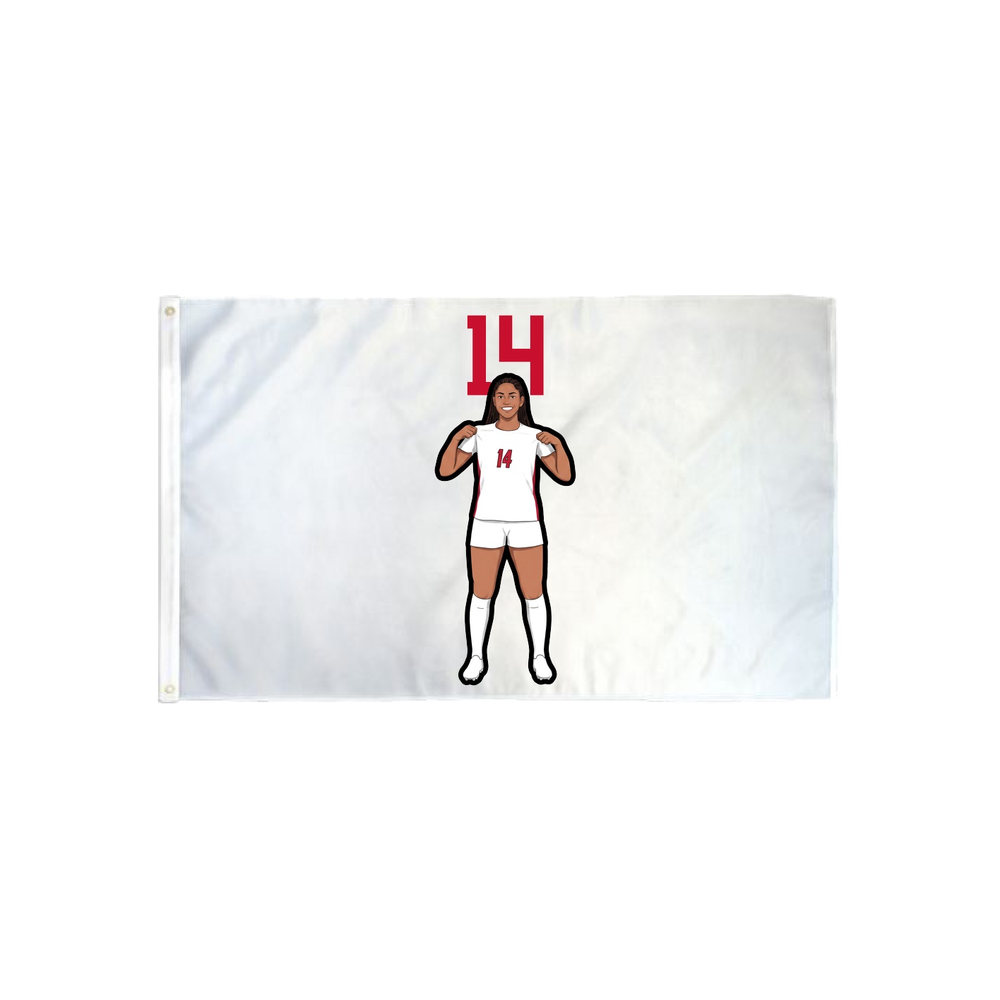 3x5 Flag — Number Top in Classic