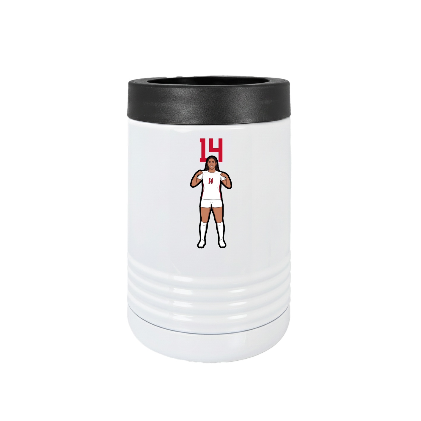 Beverage Holder — Number Top in White