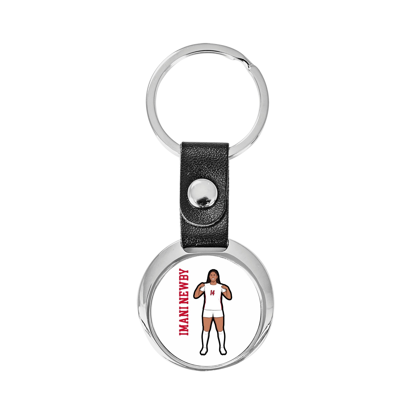 Key Chain — Name Vertical in Classic