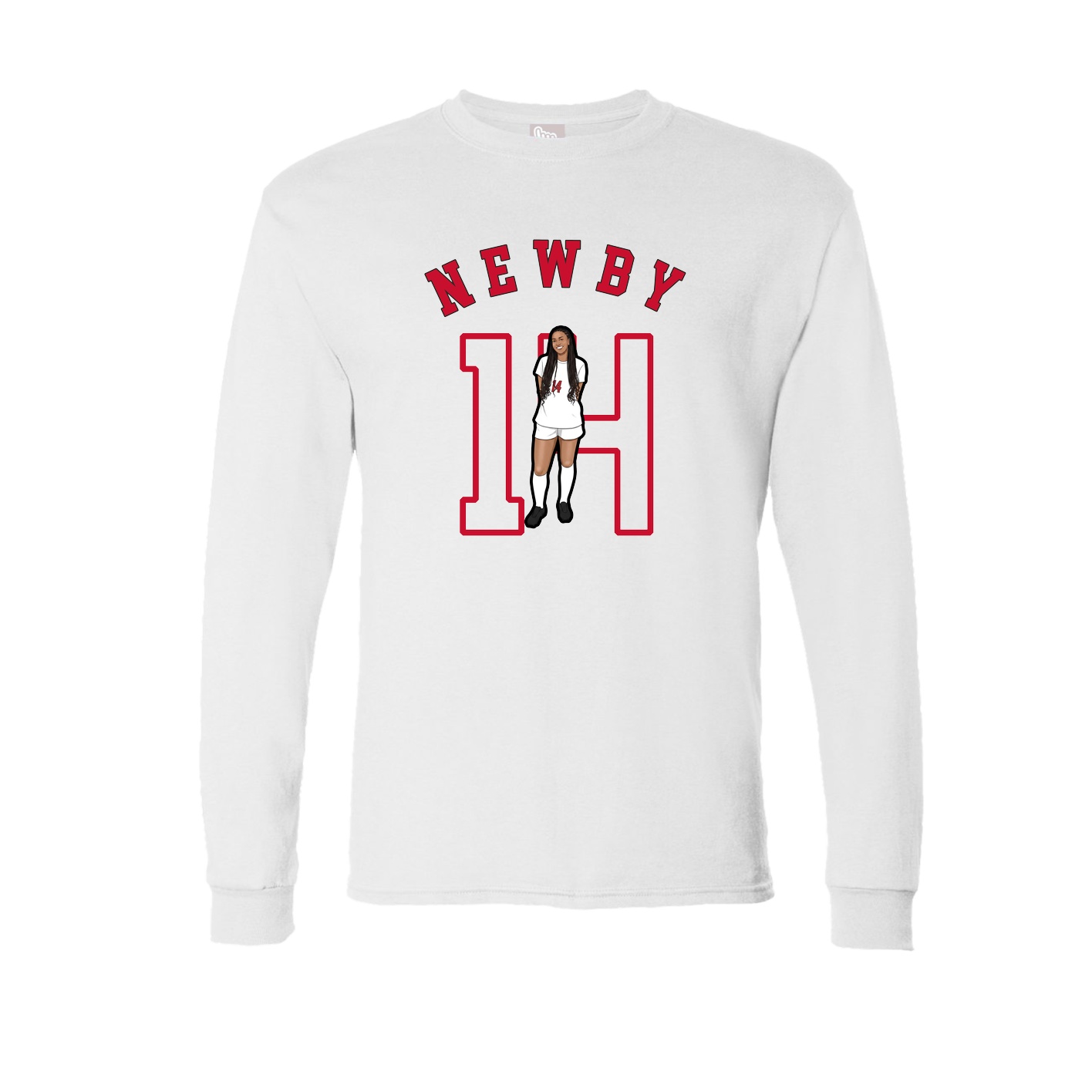 Long Sleeve Tee — Shirsey Arch in White