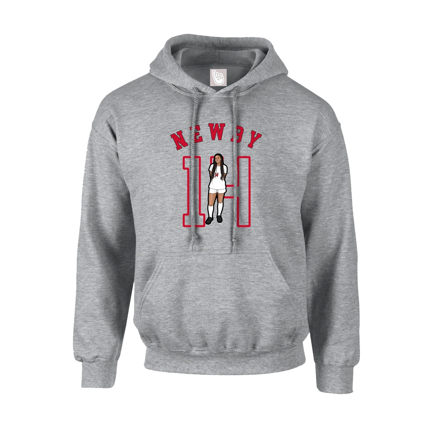 Youth Hoodie — Shirsey Arch in Grey