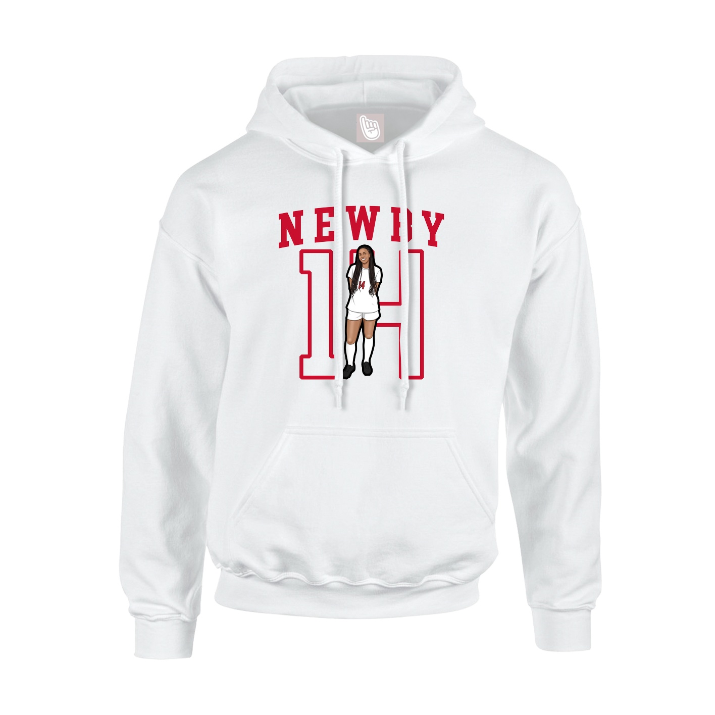 Hoodie — Shirsey in White
