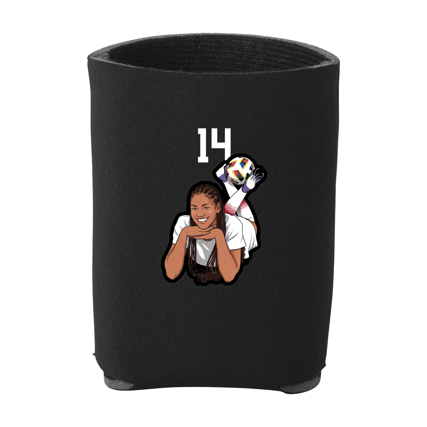 Can Holder — Number Top in Black