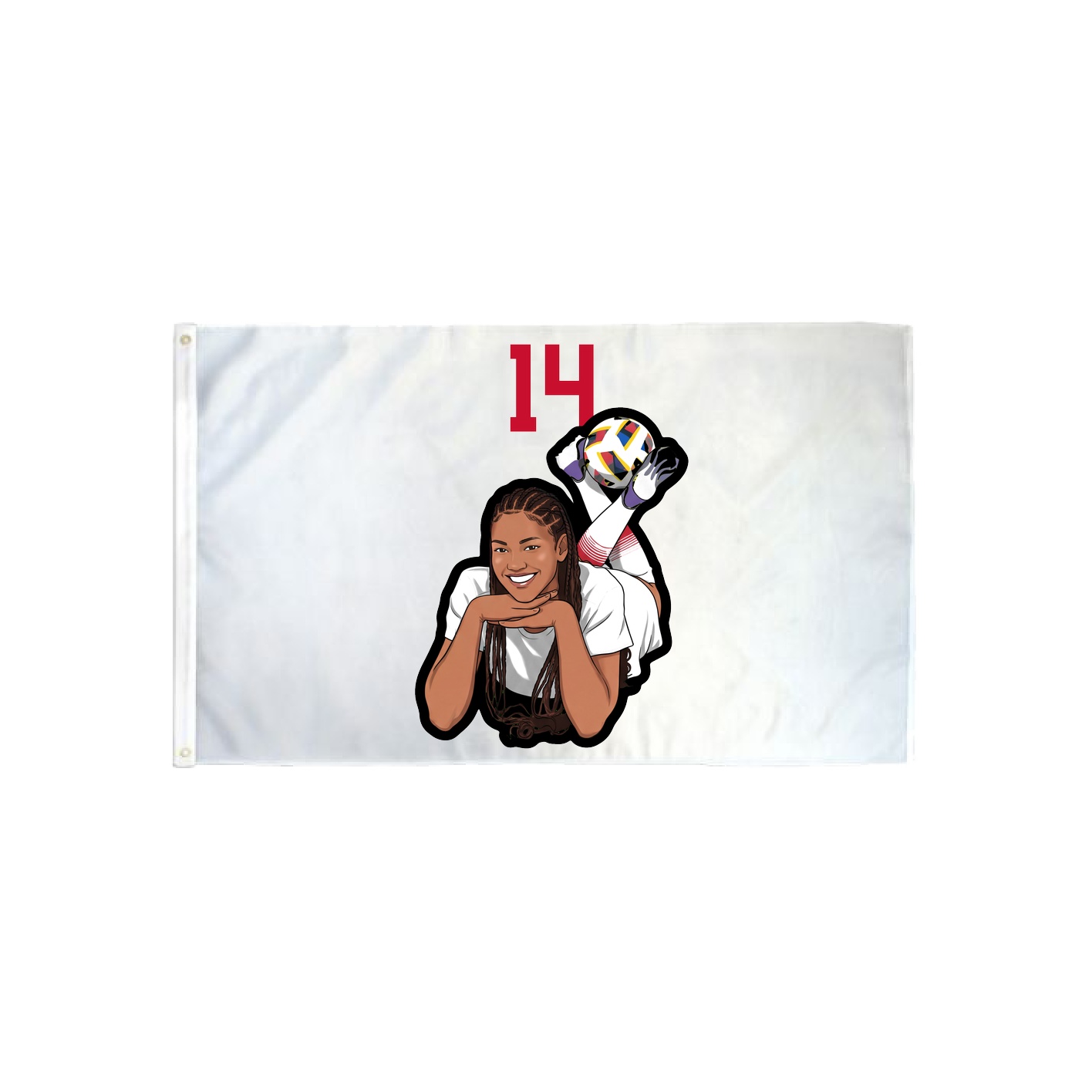3x5 Flag — Number Top in Classic