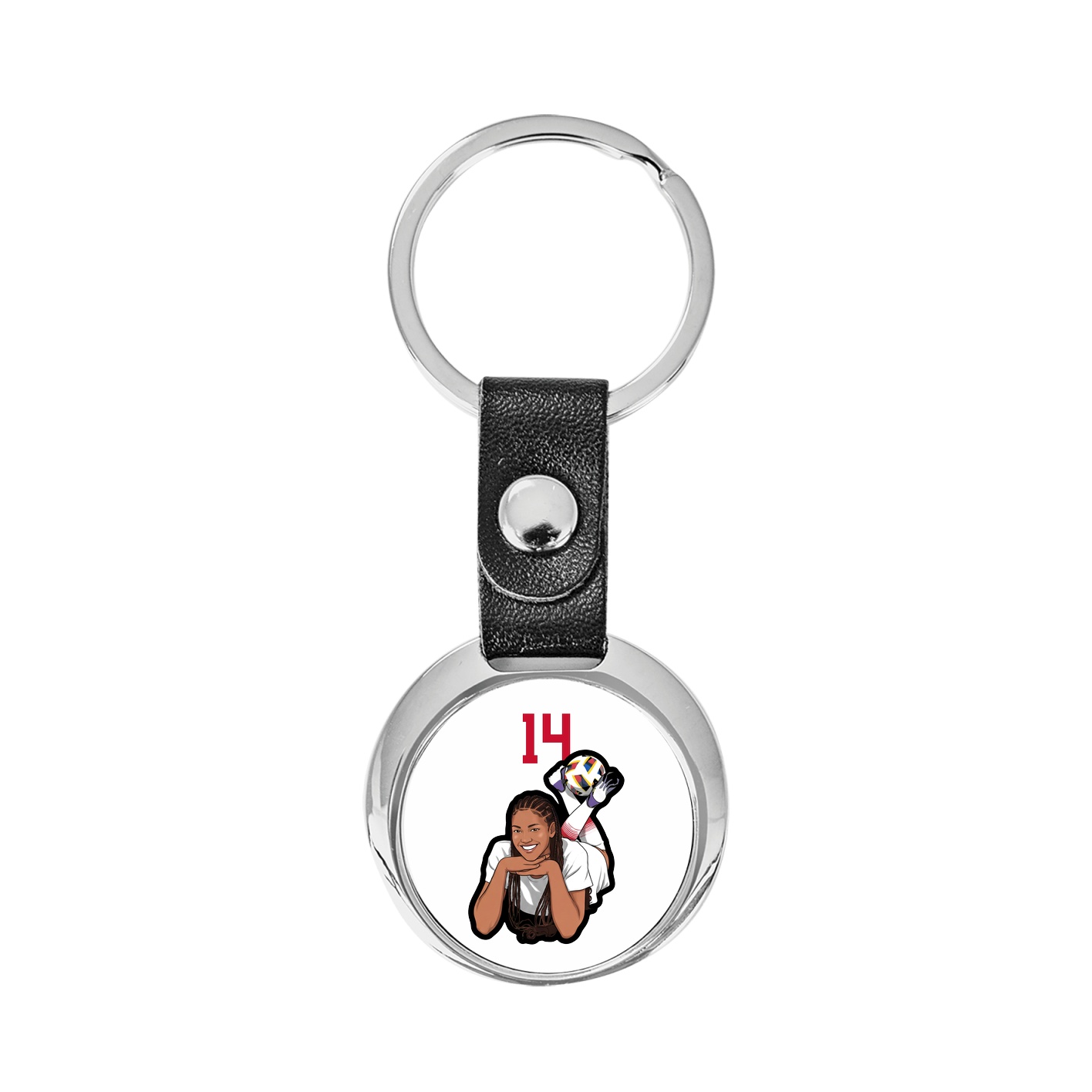 Key Chain — Number Top in Classic