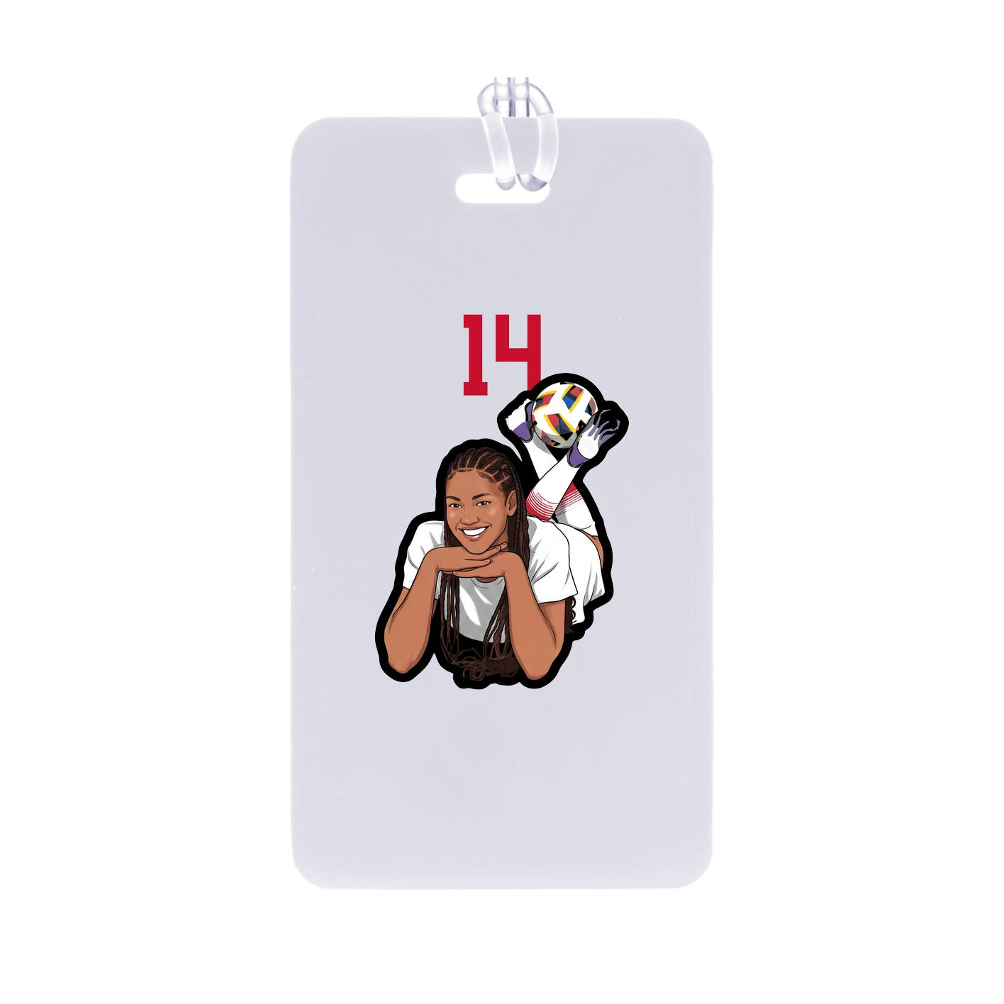 Bag Tag — Number Top in Classic
