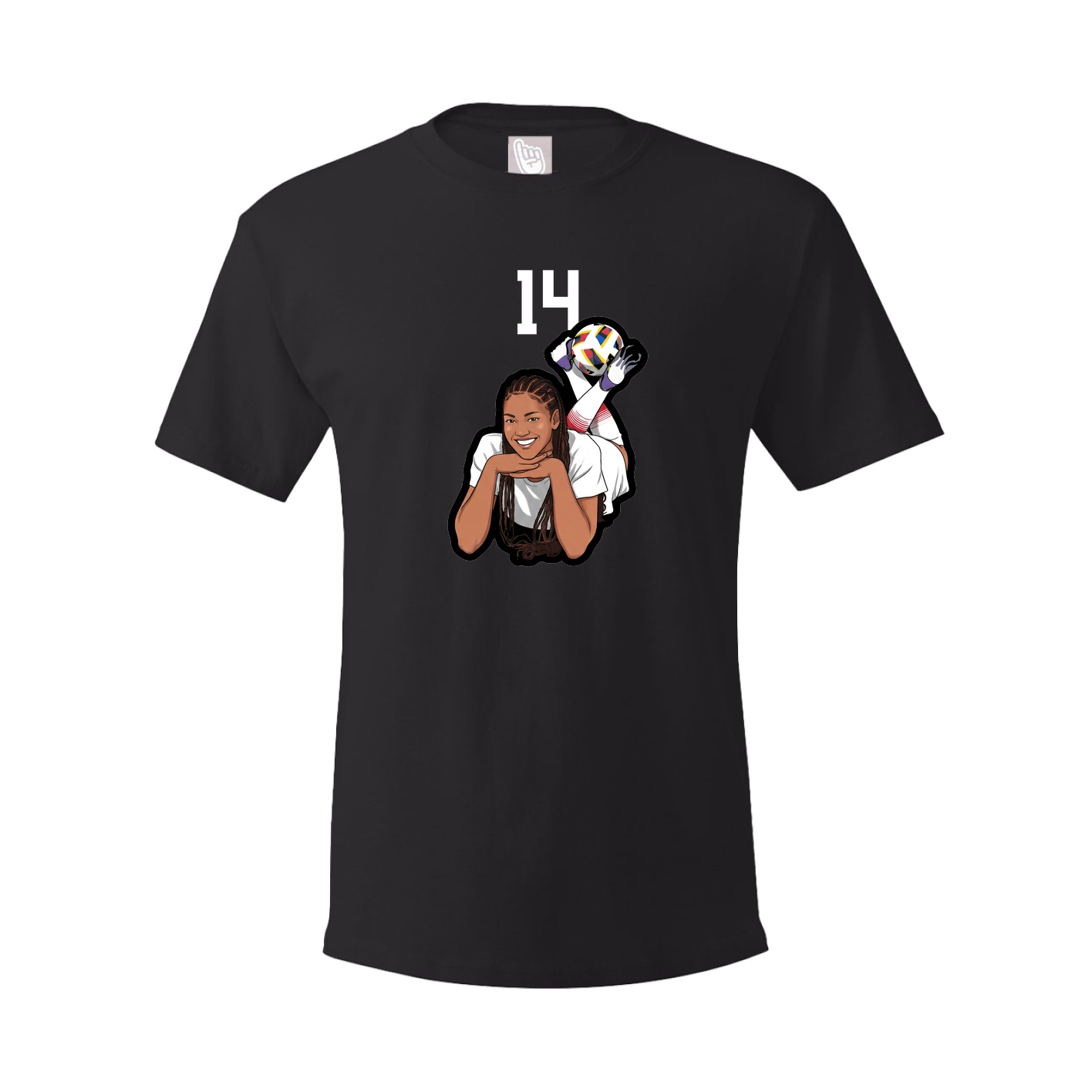 Tee — Number Top in Black
