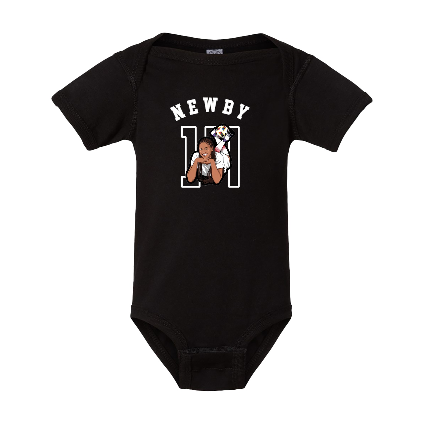 Baby Onesie — Shirsey Arch in Black