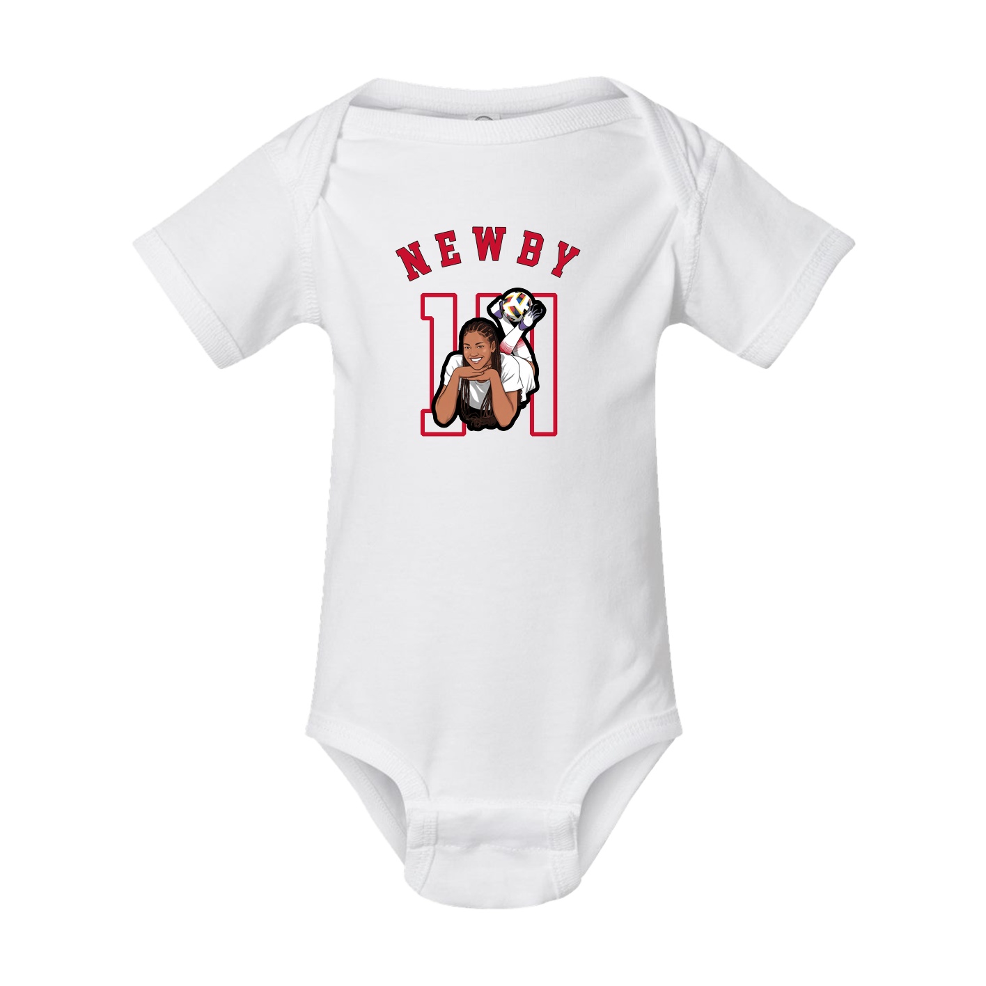 Baby Onesie — Shirsey Arch in White