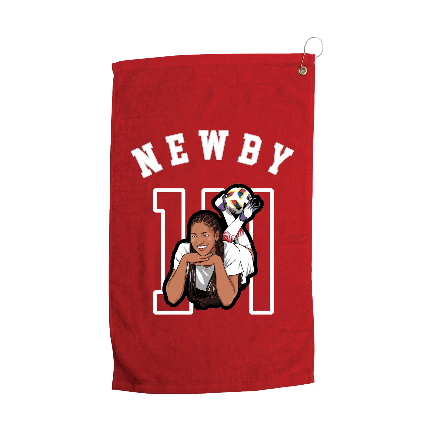 Golf Towel — Shirsey Arch in Red