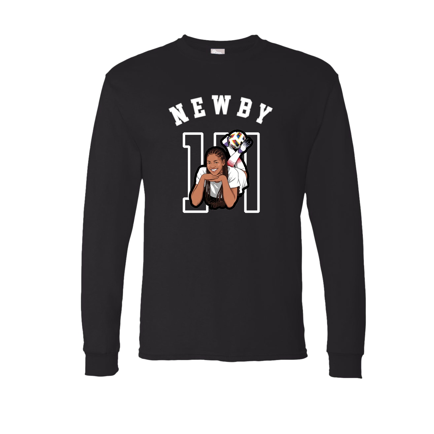 Long Sleeve Tee — Shirsey Arch in Black