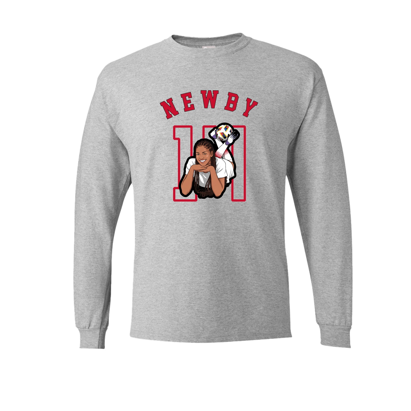 Long Sleeve Tee — Shirsey Arch in Grey
