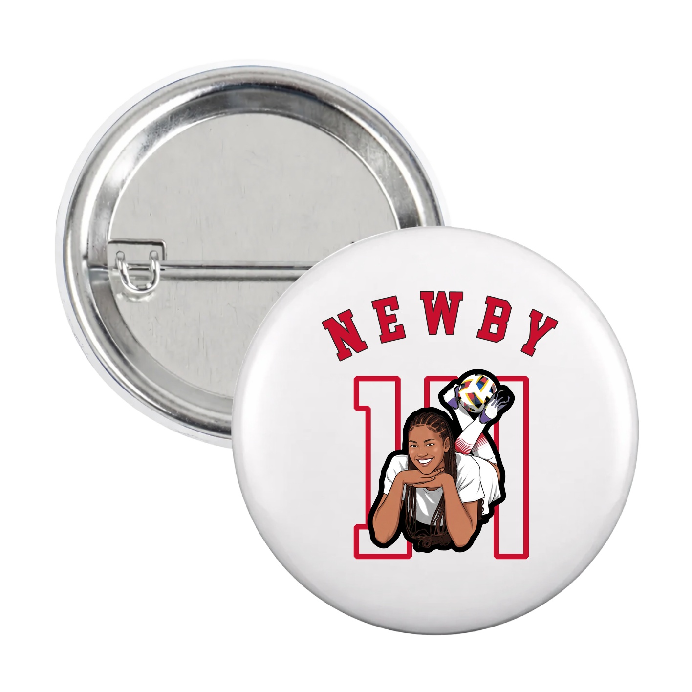 Game Day Button — Shirsey Arch in White