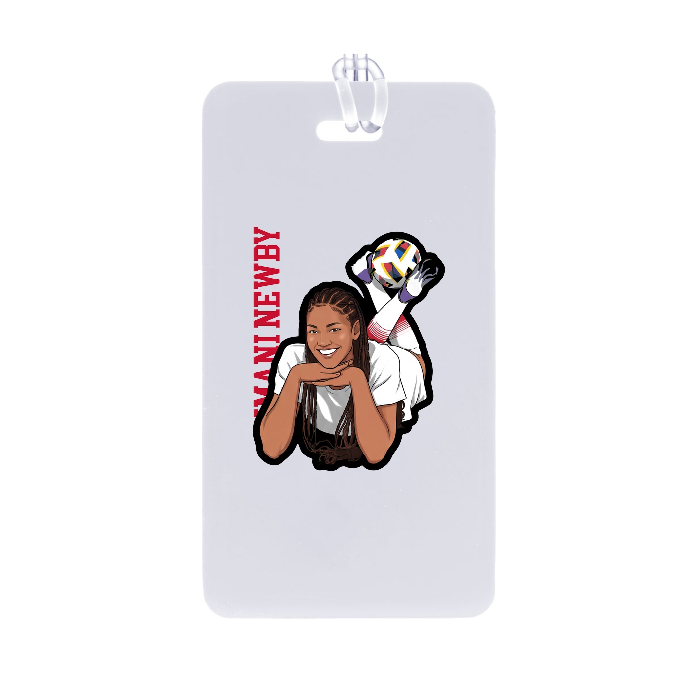 Bag Tag — Name Vertical in Classic