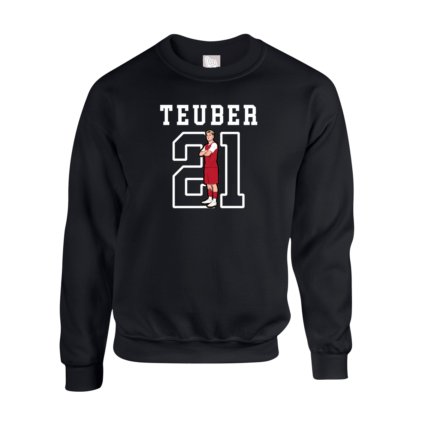 Fleece Crew — Shirsey in Black
