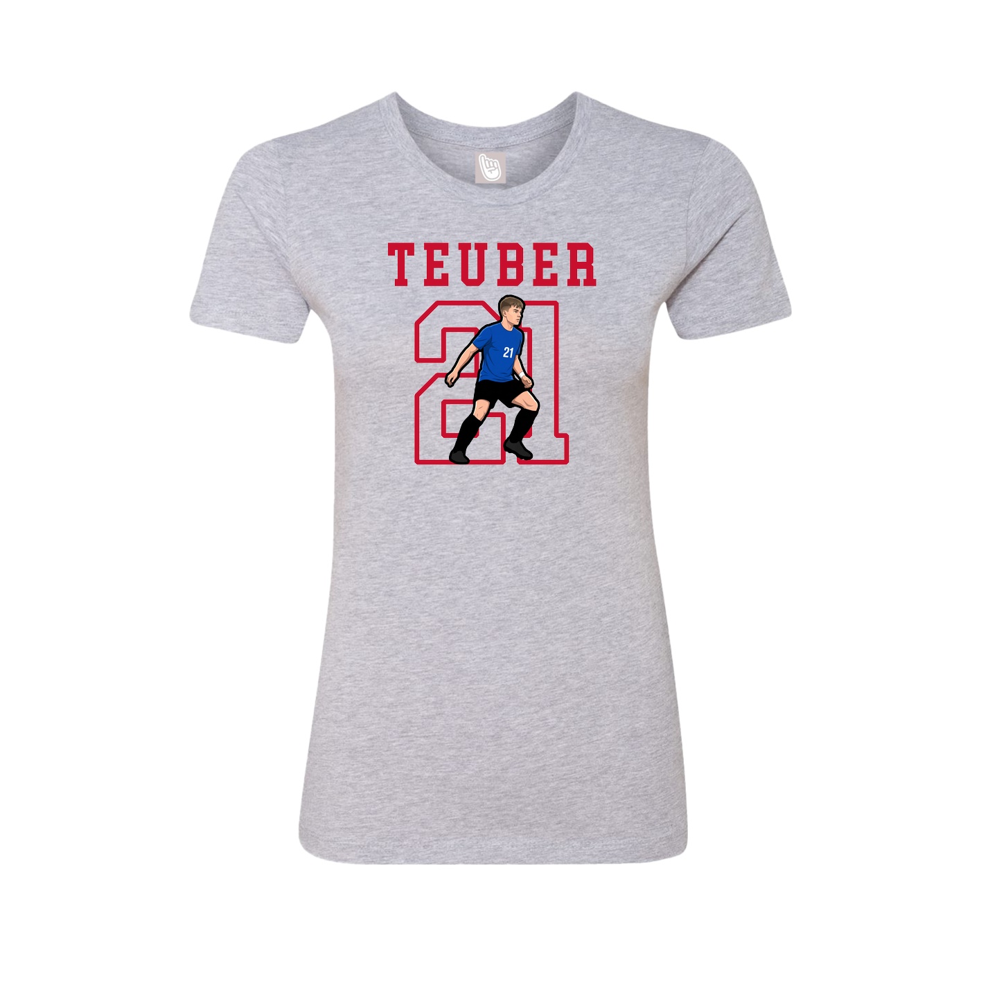 Fitted Women's Tee — Shirsey in Grey