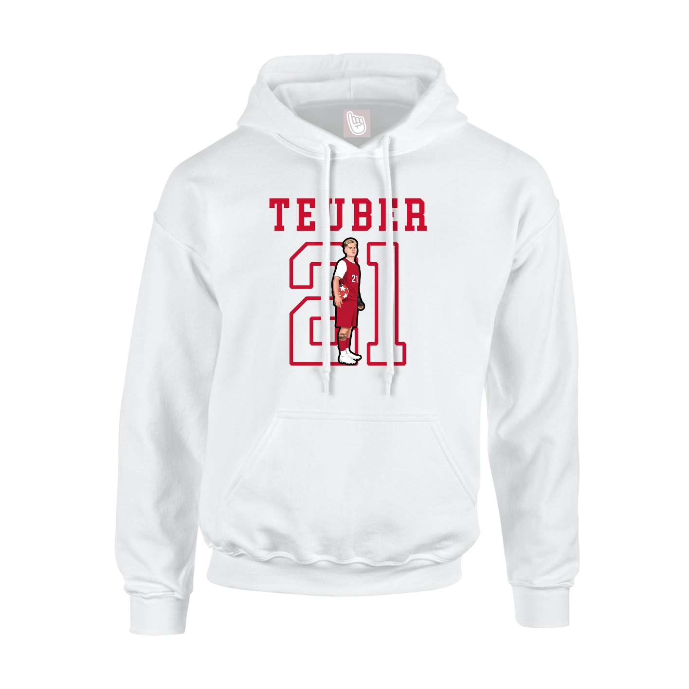 Hoodie — Shirsey in White