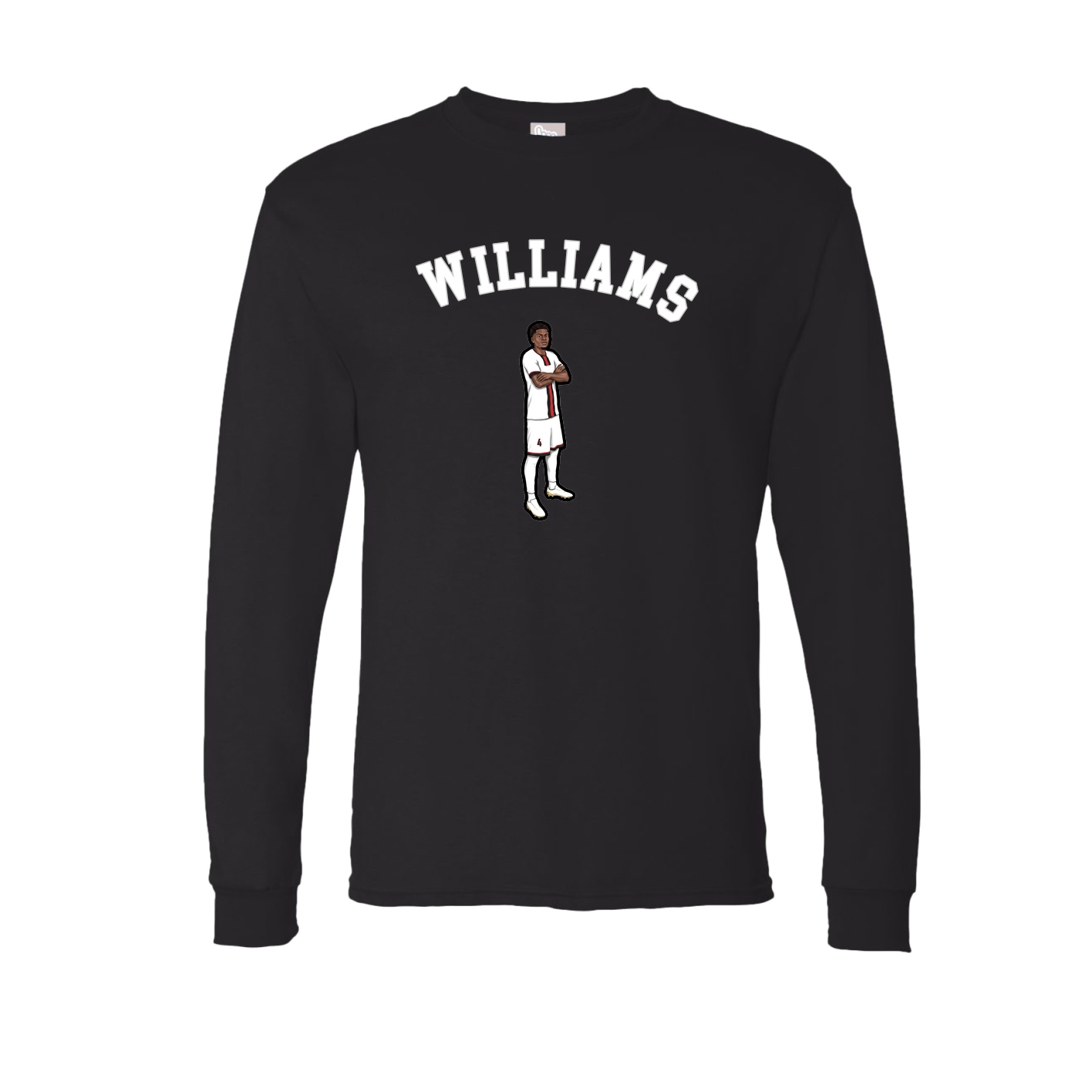 Long Sleeve Tee — Shirsey Arch in Black