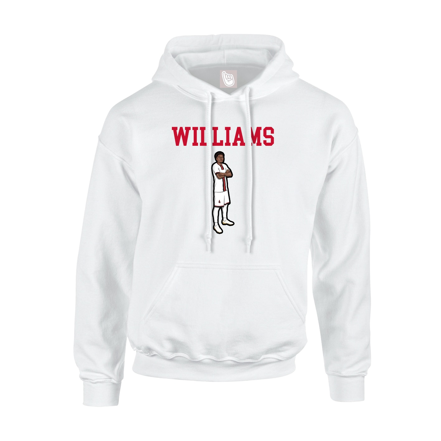 Hoodie — Shirsey in White