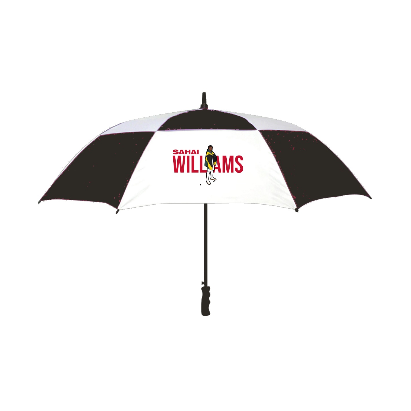 Golf Umbrella — Player Name in Black