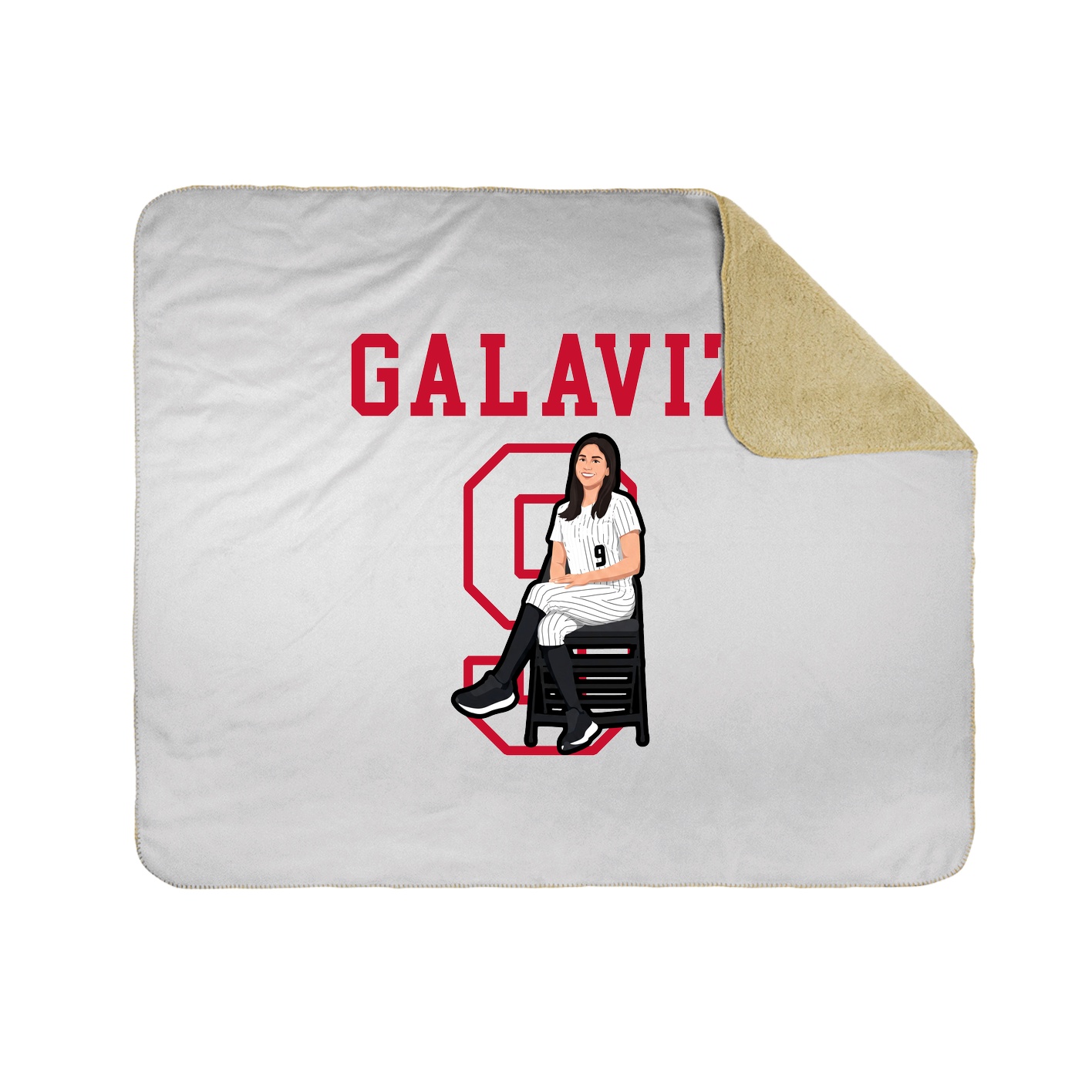 Throw Blanket — Shirsey in White