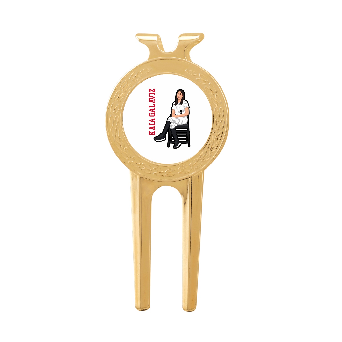 Divot Tool with Ball Marker — Name Vertical in Classic