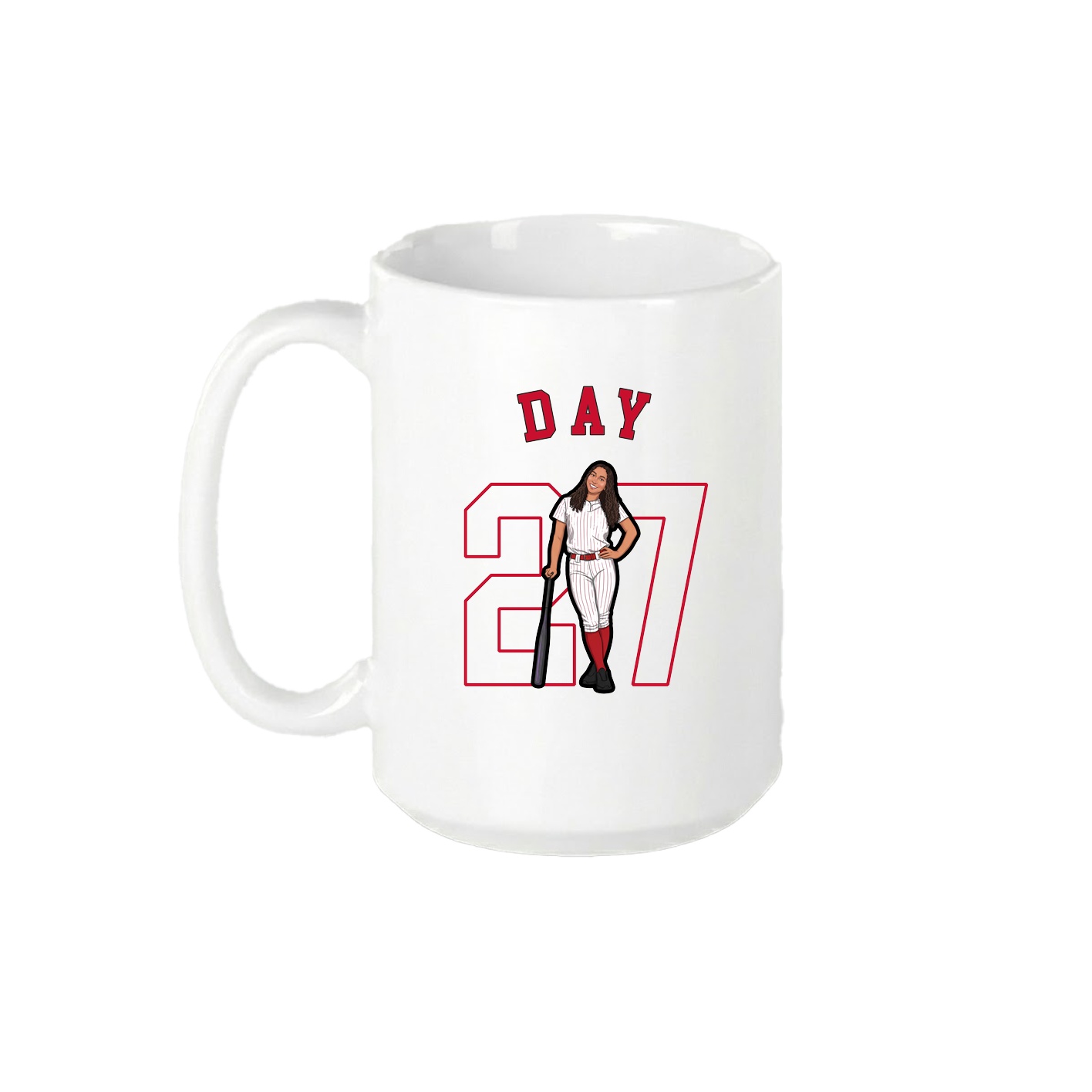 15oz Coffee Mug — Shirsey Arch in White