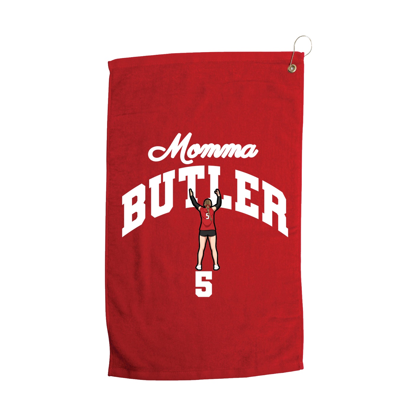 Golf Towel — Mothers Day Arch in Red