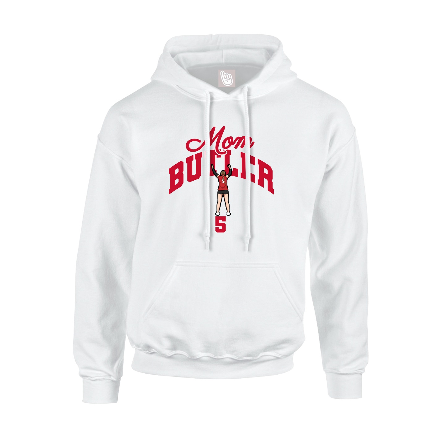 Hoodie — Mothers Day Arch in White