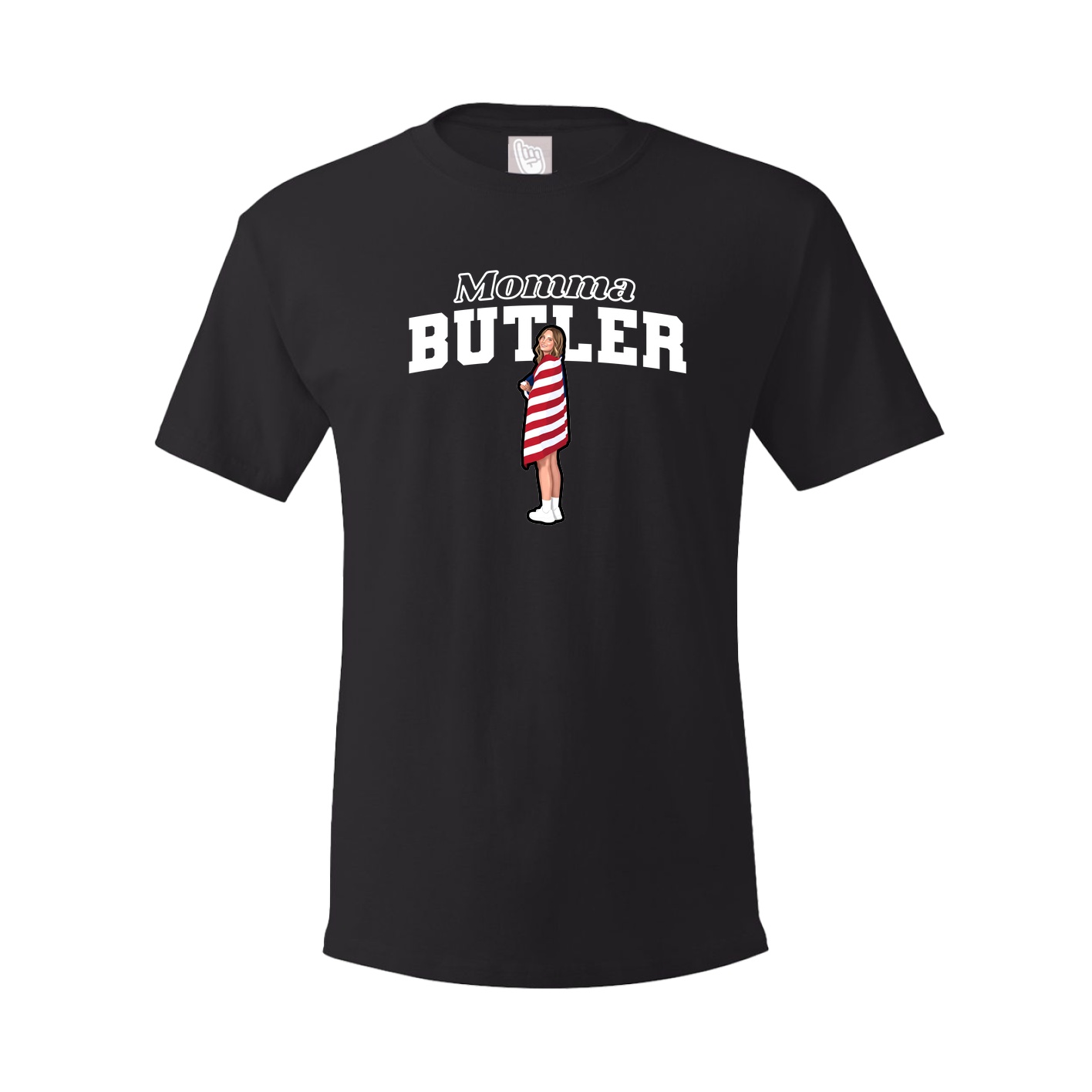 Youth Tee — Mothers Day Block in Black
