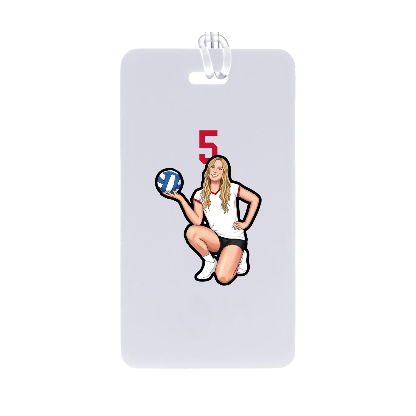 Bag Tag — Number Top in Classic