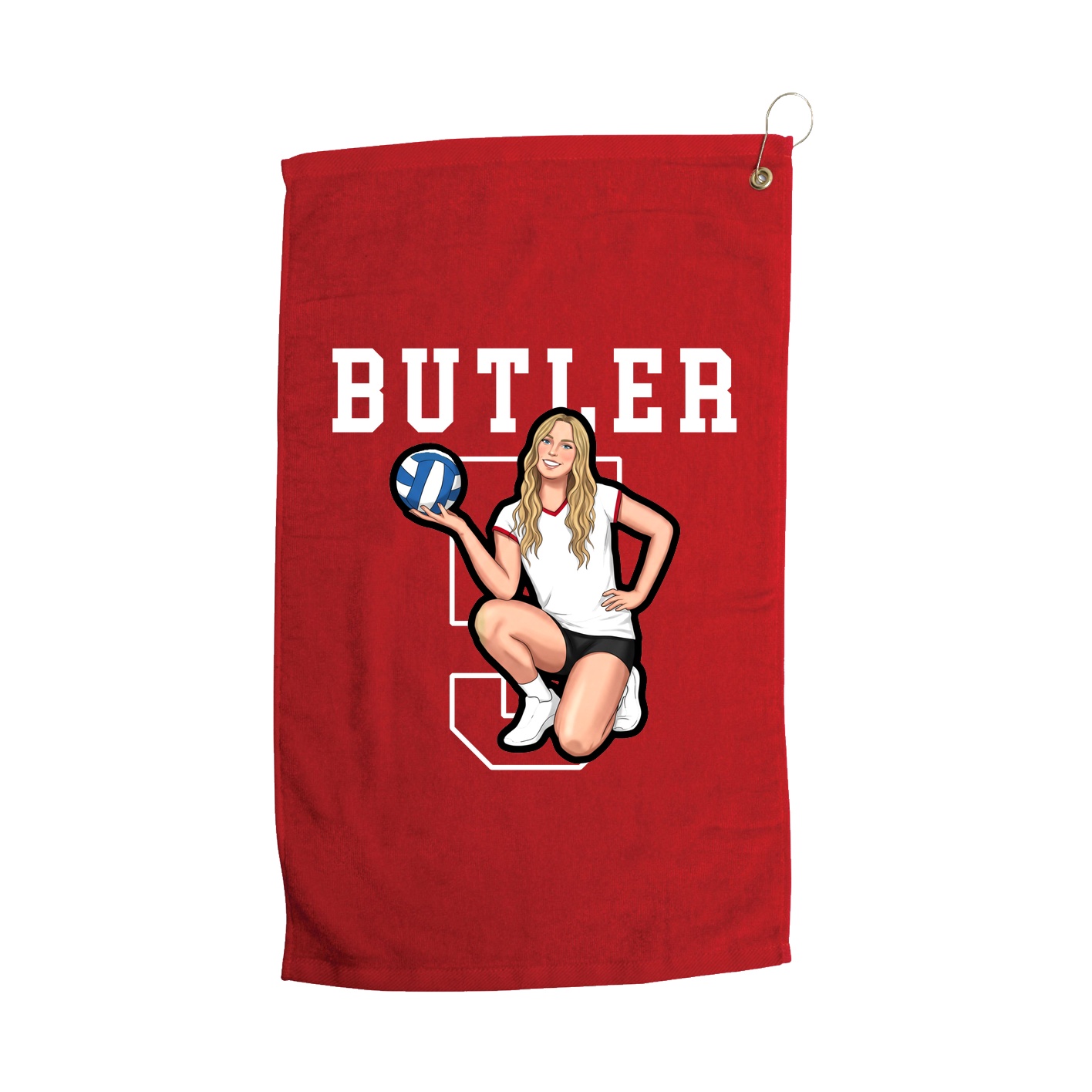 Golf Towel — Shirsey in Red