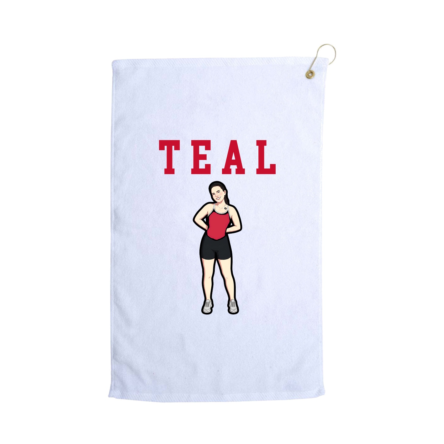 Golf Towel — Shirsey in White