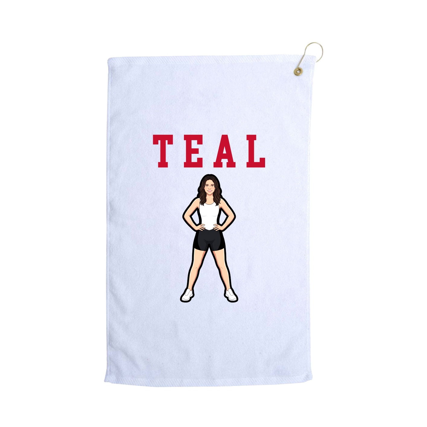 Golf Towel — Shirsey in White